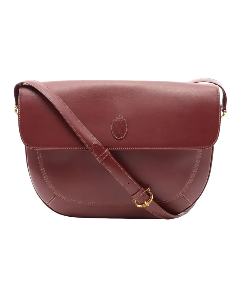 Cartier 1990-2000 Leather Must De  crossbody bag - Rot Rot