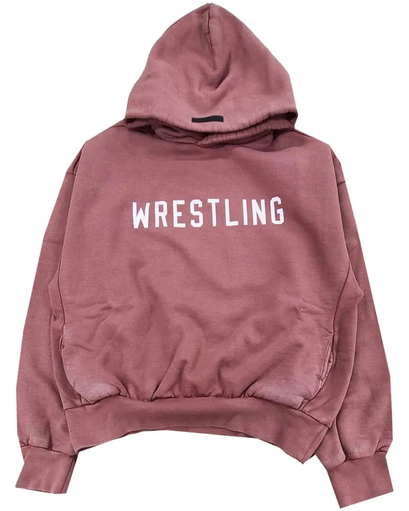 Fear of God Hoodie aus schwerem Fleece - Rot Rot
