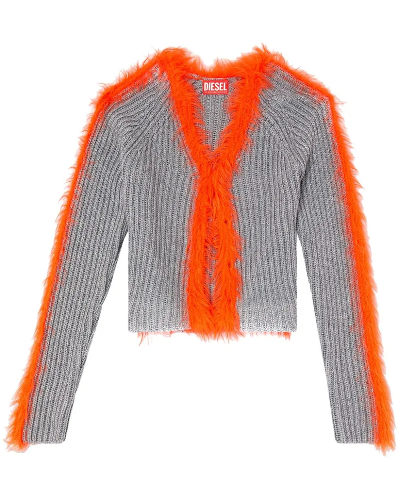 Diesel M-Tanita Cardigan - Grau Grau