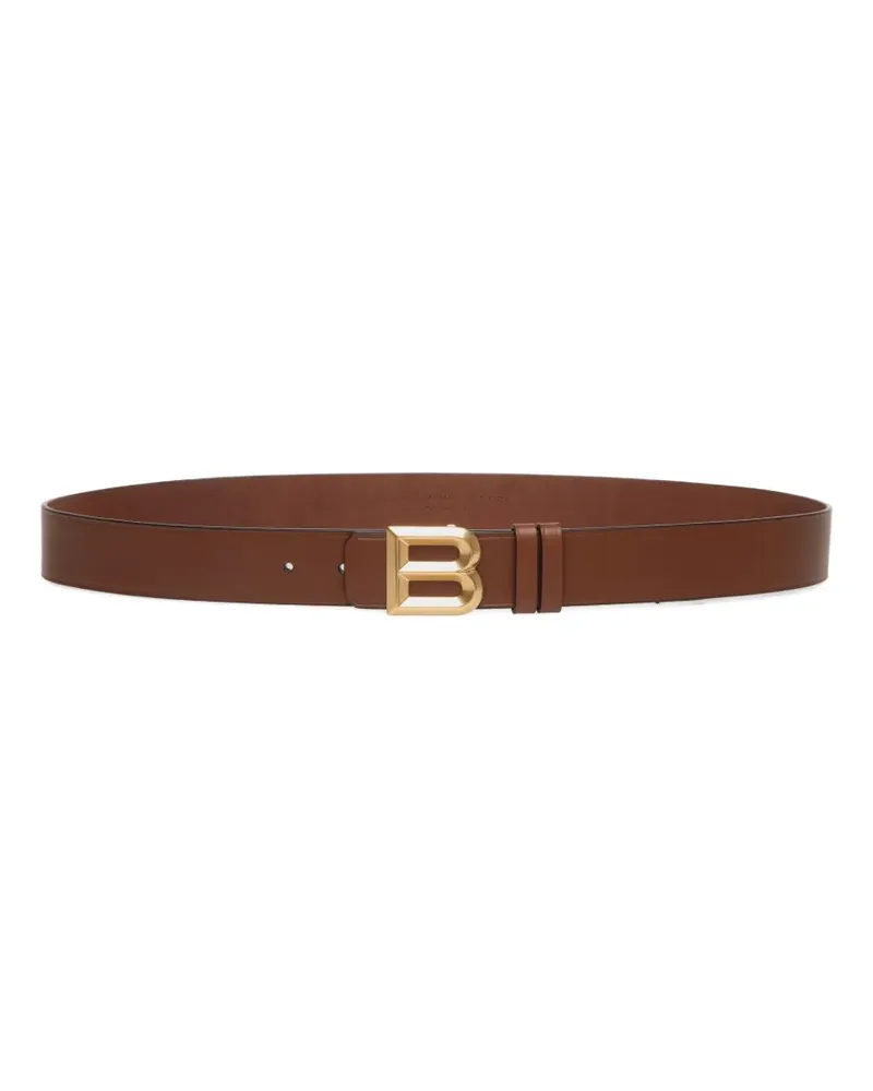 Bally Gürtel mit Logo-Schnalle - Braun Braun