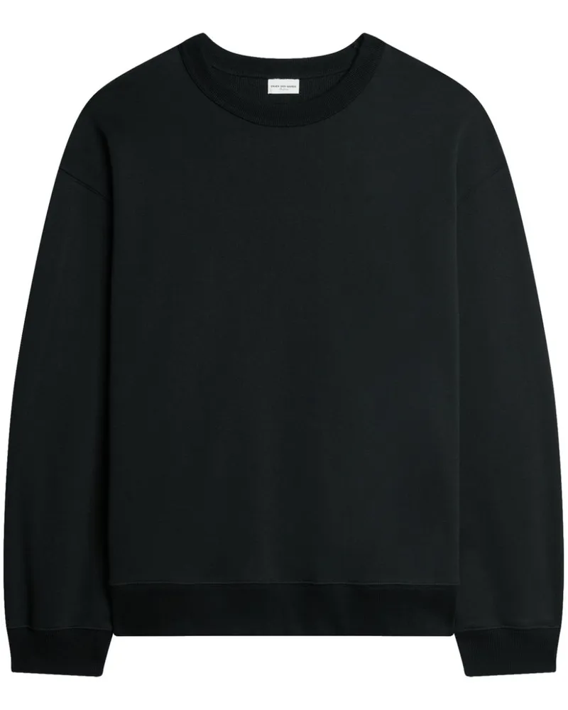 Dries van Noten Sweatshirt mit Rundhalsausschnitt Schwarz