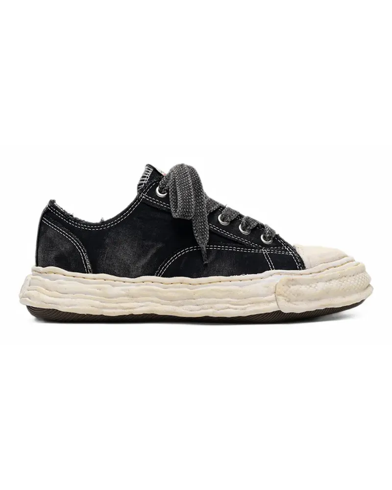 MIHARAYASUHIRO Peterson23" OG Low-Top-Sneakers aus Canvas - Schwarz Schwarz