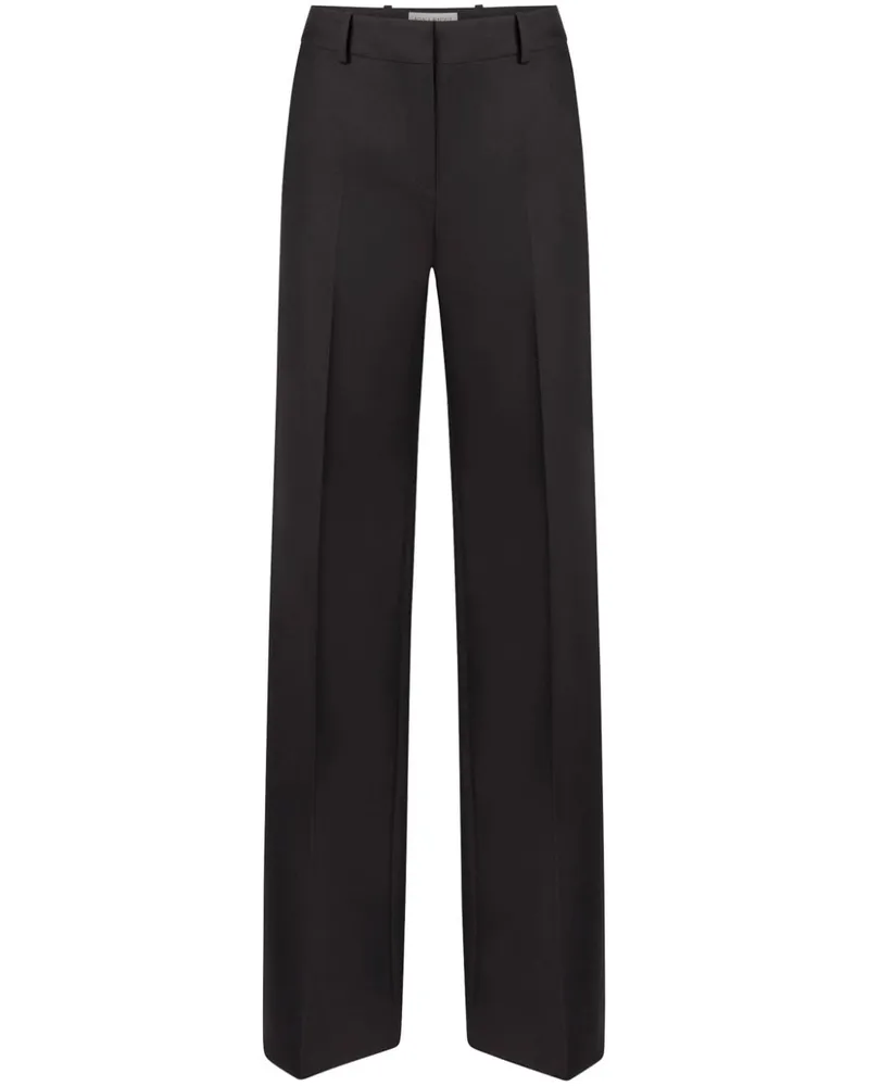 Nina Ricci Hose mit weitem Bein - Schwarz Schwarz