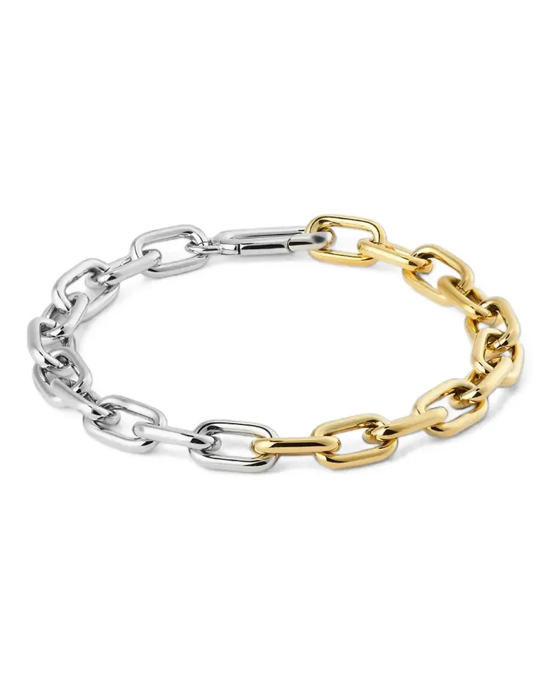 Daniel Wellington Contrast two-tone cable-link bracelet - Gold Gold