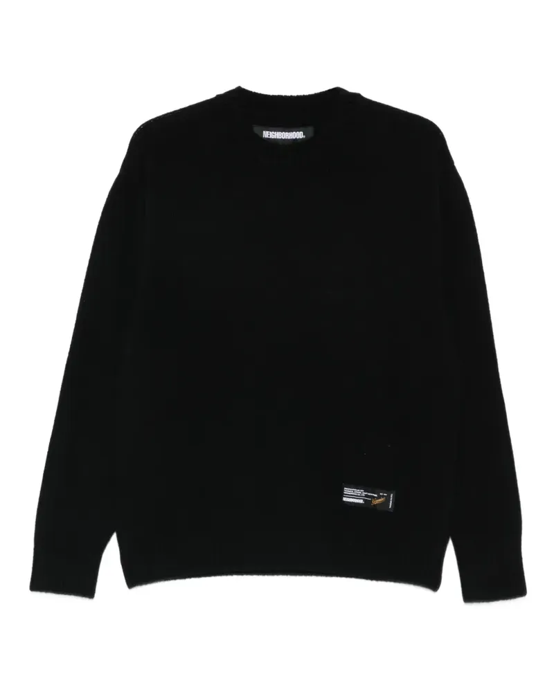 Neighborhood crewneck plain sweater - Schwarz Schwarz