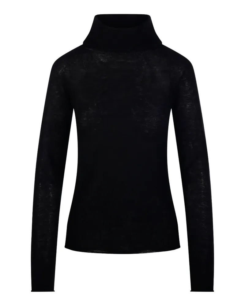 Roberto Collina roll-neck fine-knit sweater - Schwarz Schwarz