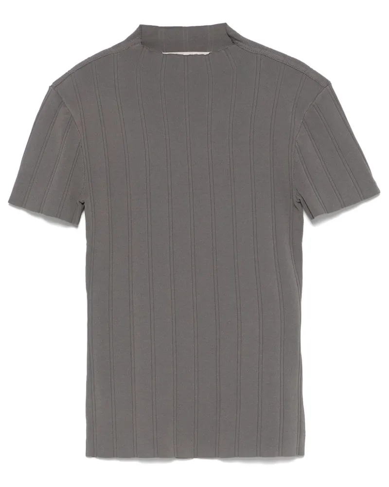 REMAIN Gestricktes T-Shirt - Grau Grau