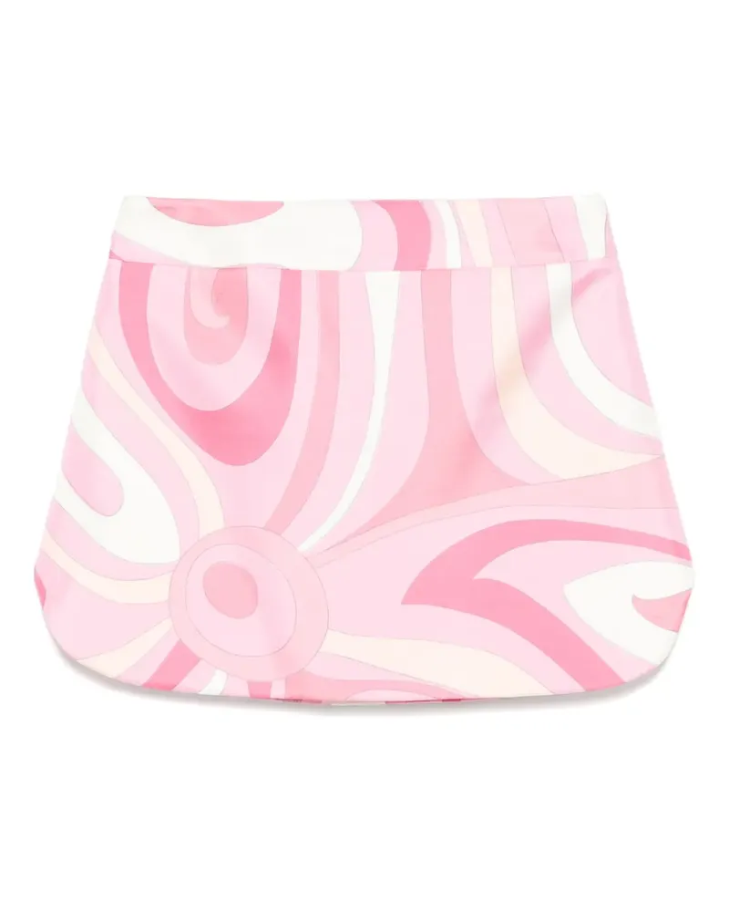 Emilio Pucci Rock mit Iride-Print - Rosa Rosa