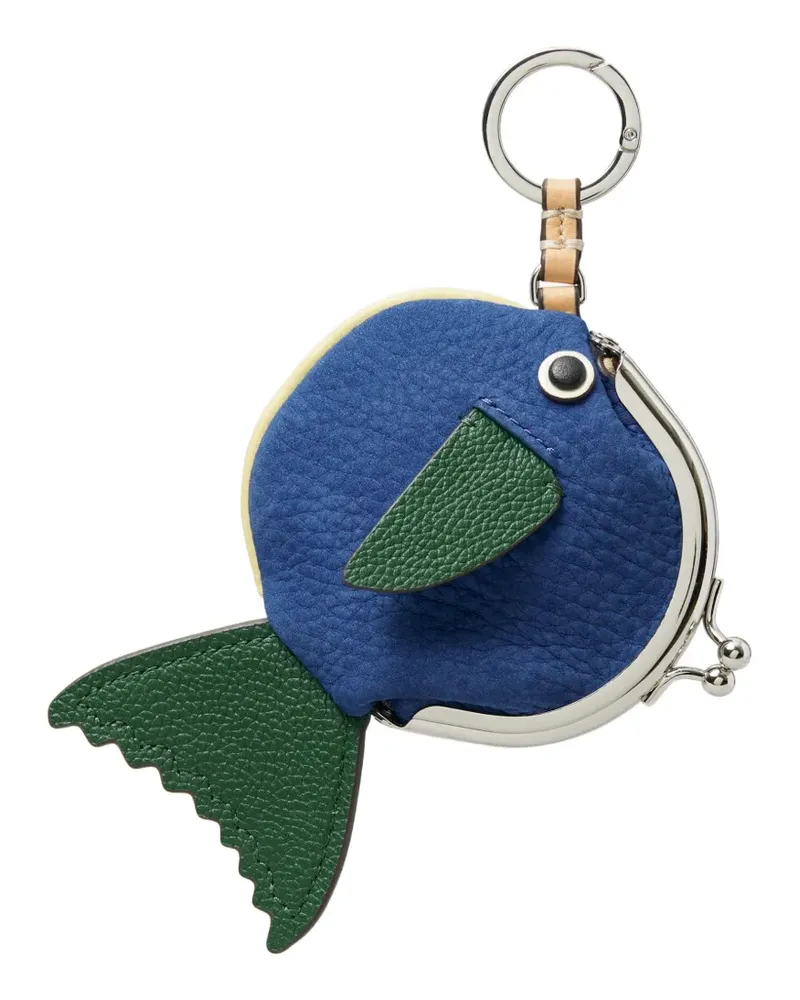 Tory Burch Fish coin purse - Blau Blau