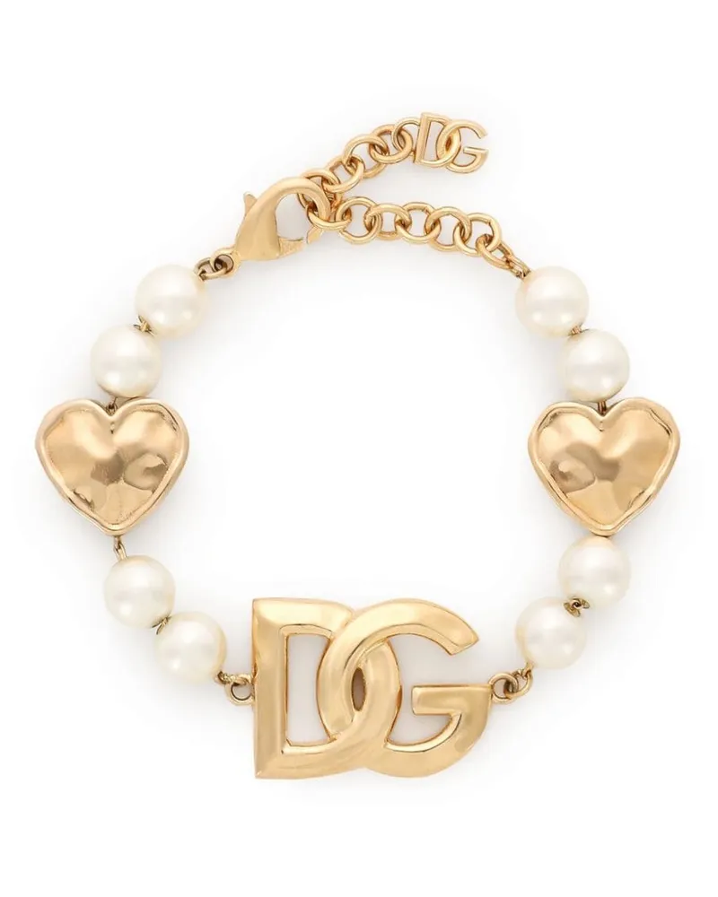Dolce & Gabbana Armband mit DG - Gold Gold