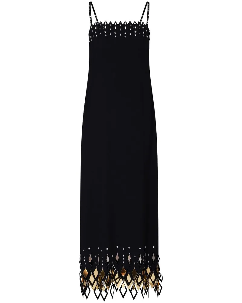 Paco Rabanne Cropped-T-Shirt - Schwarz Schwarz