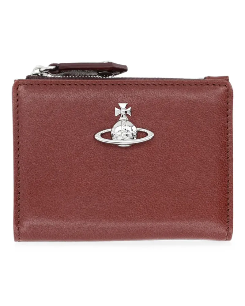 Vivienne Westwood Orb leather wallet - Rot Rot