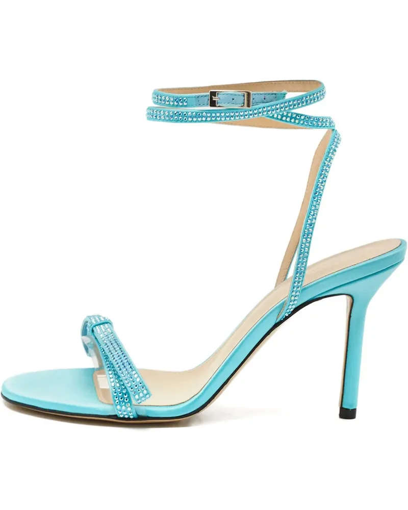 Mach & Mach French Bow Sandalen 90mm - Blau Blau