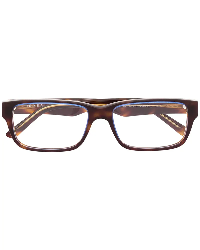 Prada Brille in Schildpattoptik - Braun Braun