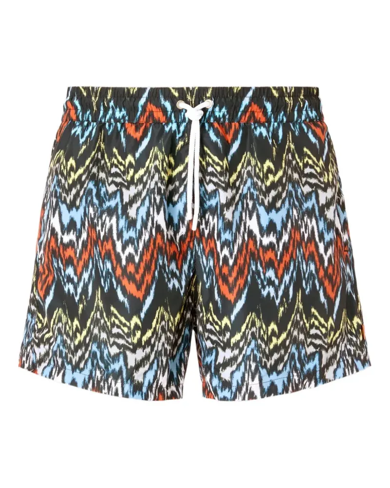 Missoni zigzag-pattern swim shorts - Schwarz Schwarz