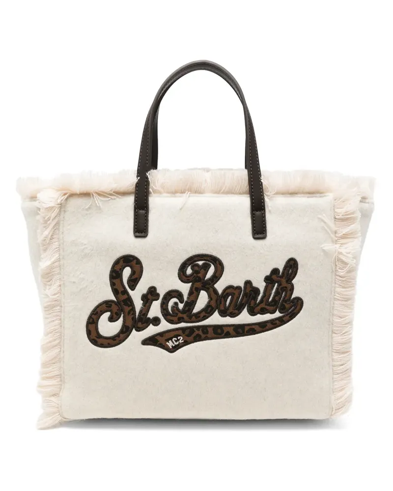 MC2 Saint Barth Tote Bag mit Leopardenprint - Nude Nude