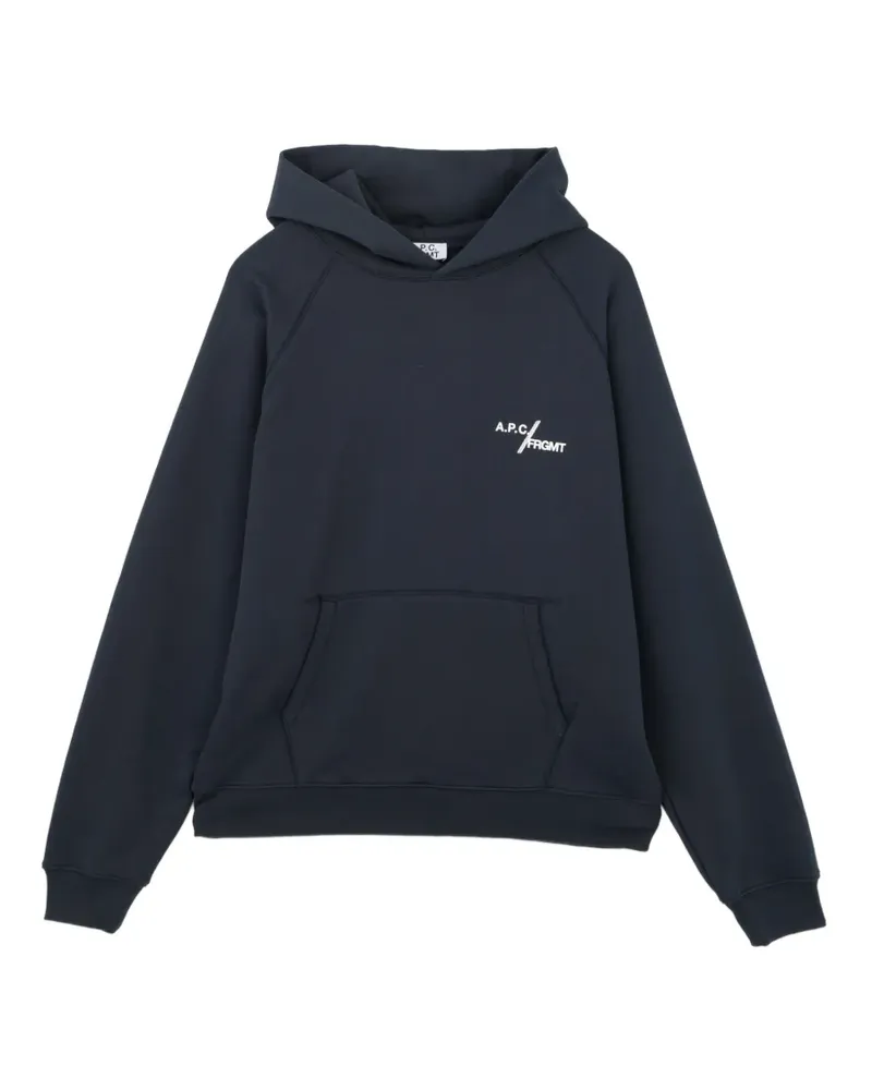 A.P.C. Duck Hoodie - Blau Blau