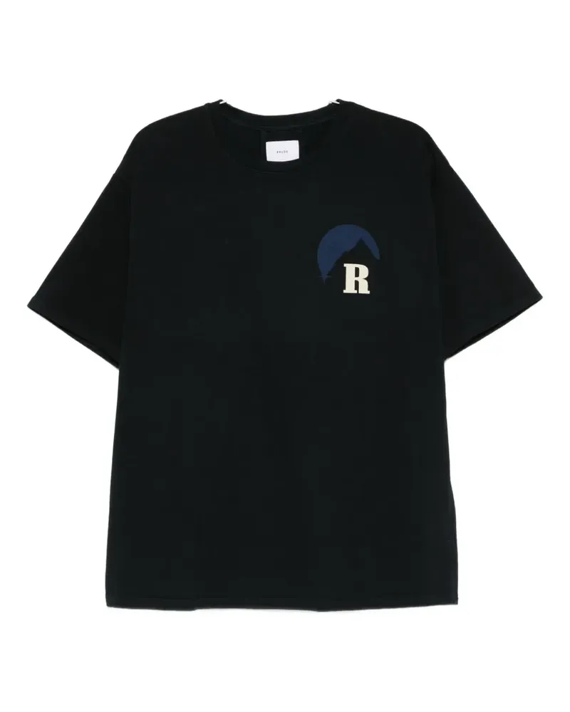RHUDE Moonlight logo T-shirt - Schwarz Schwarz