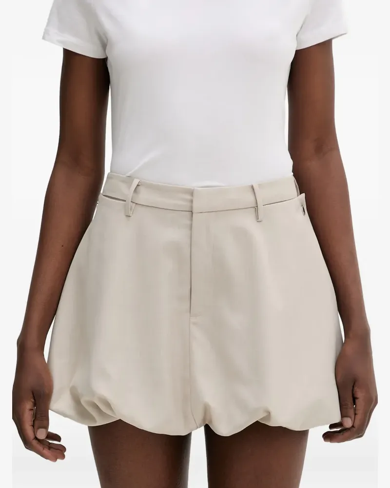 Isabelle Blanche bubble-hem mini skirt - Nude Nude