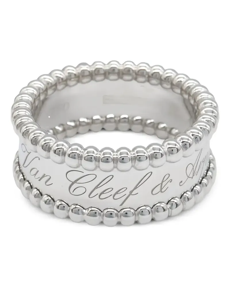 Van Cleef & Arpels 2010s Perlée Senior Tutor Ring mit Perlen - Silber Silber