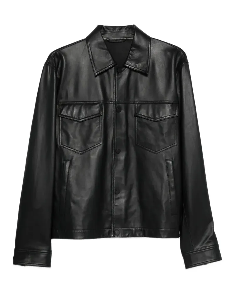 Emporio Armani button pocket jacket - Schwarz Schwarz