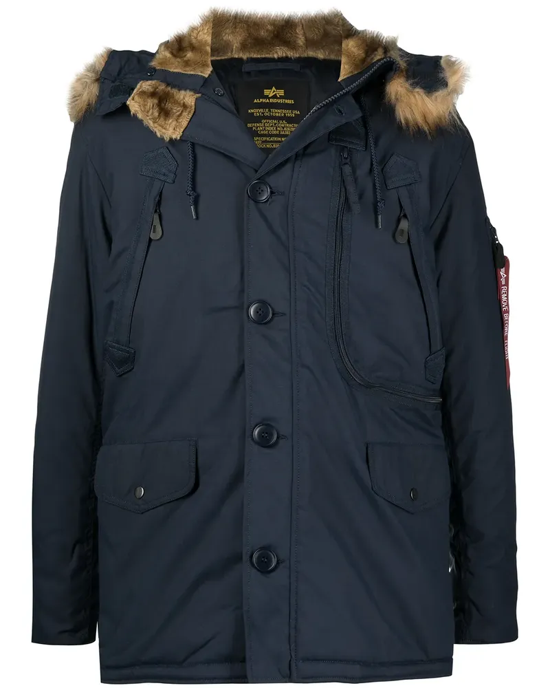 Alpha Industries Polar Jacke - Blau Blau