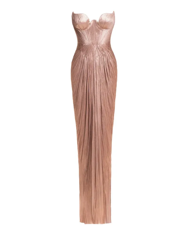 Maria Lucia Hohan Drapiertes Jasleen Kleid - Rosa Rosa