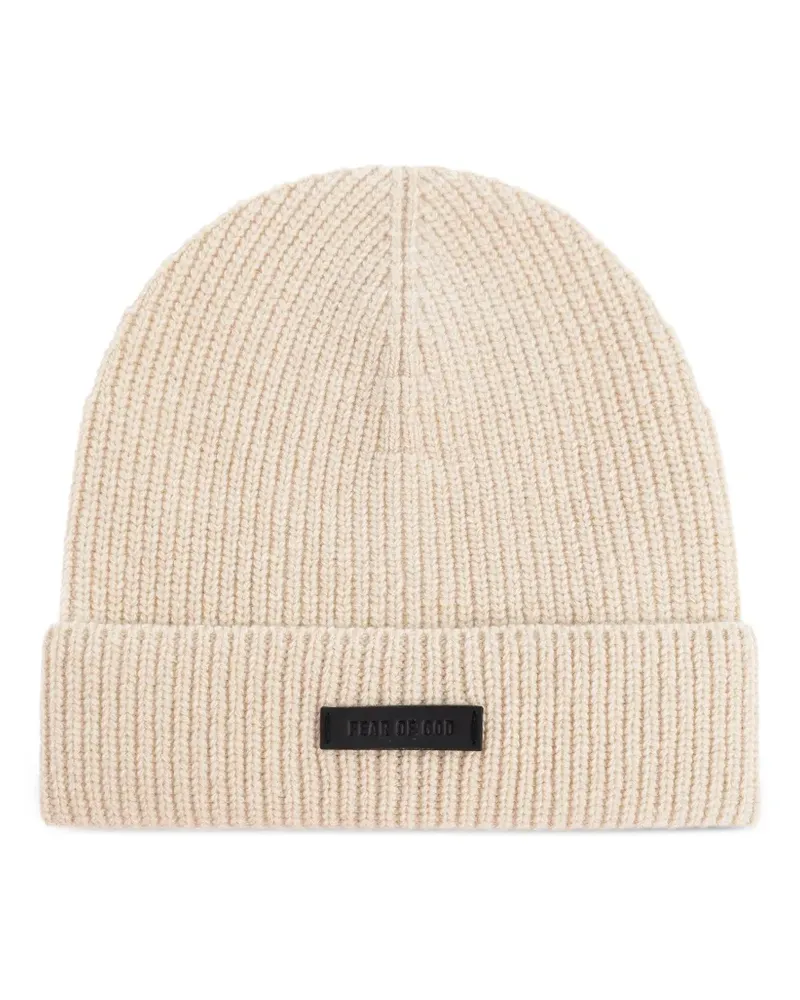 Fear of God Gerippte Beanie aus Merinowolle - Nude Nude