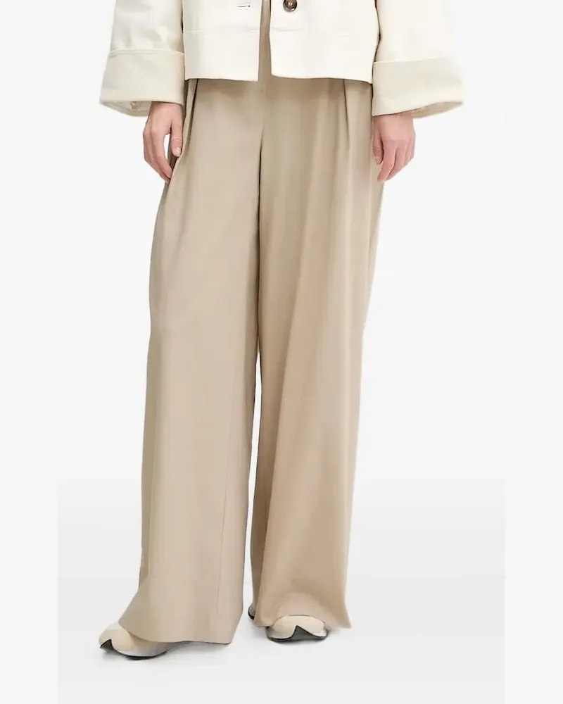 Barbour Plissierte Hose - Nude Nude