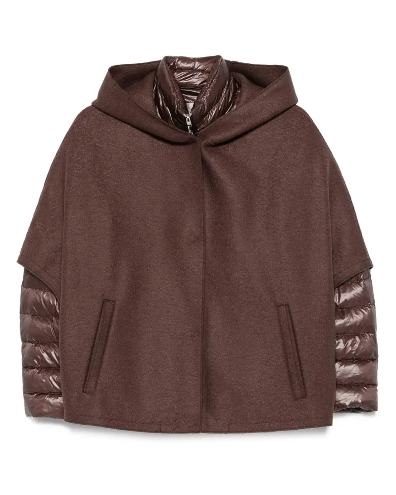 Herno Gesteppte Kapuzenjacke - Braun Braun