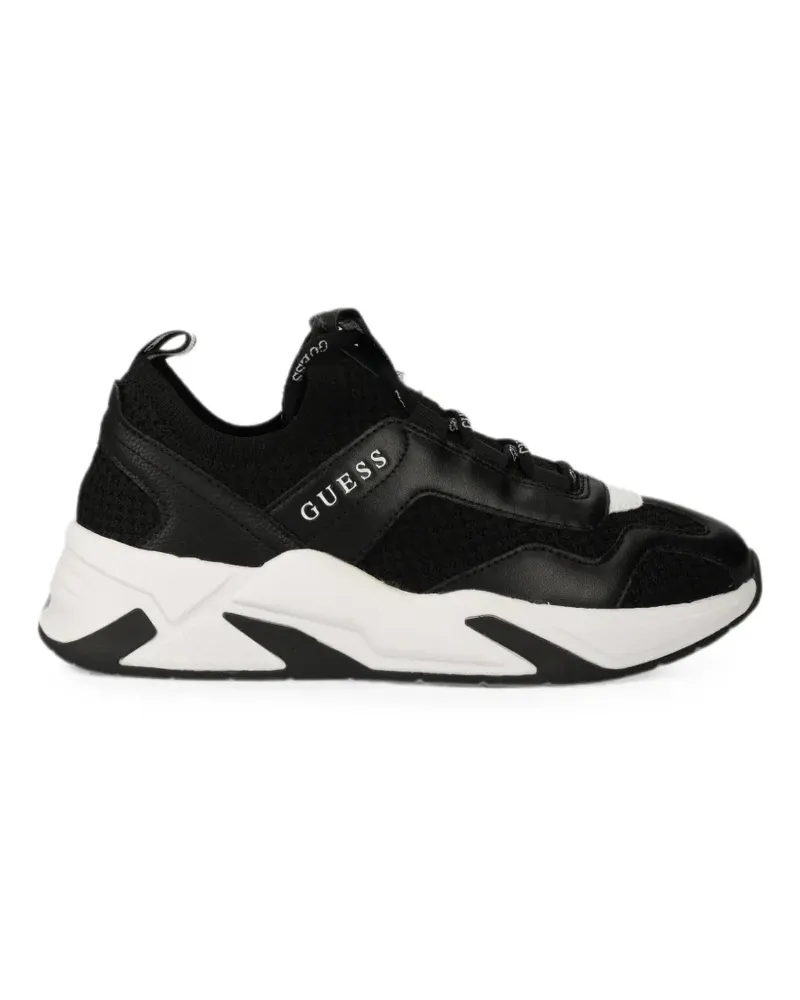 Guess Geniver Sneakers mit Logo-Print - Schwarz Schwarz