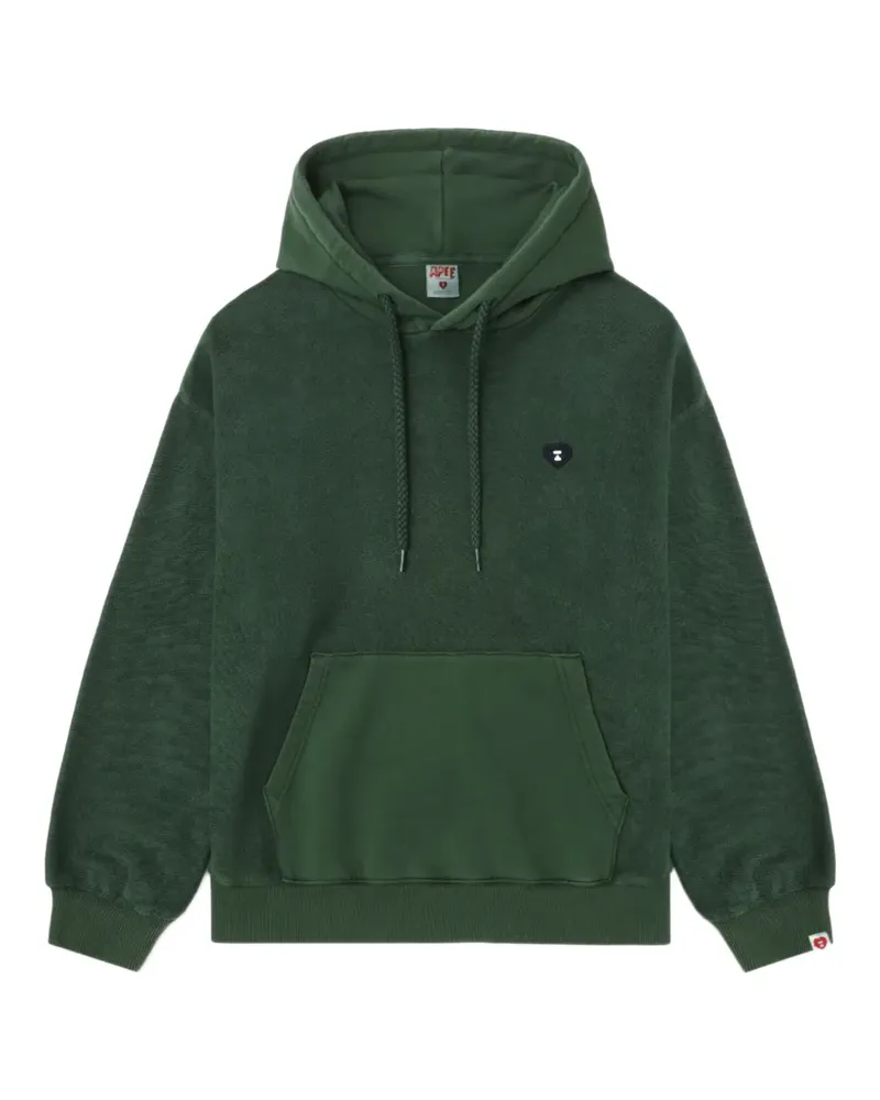 BAPE Hoodie mit Herz-Patch - Grün Grün