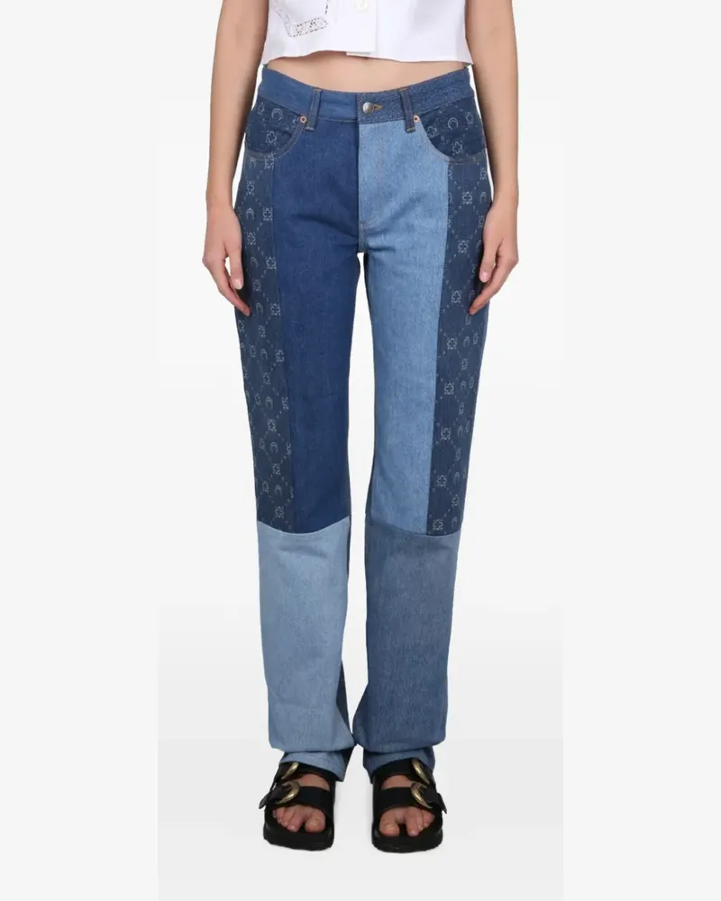Marine Serre Jeans aus regeneriertem Material - Blau Blau
