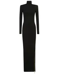 Elisabetta Franchi high-neck maxi dress Schwarz