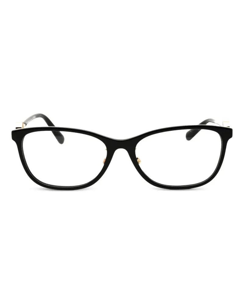 Versace Cat-Eye-Brille mit Medusa - Schwarz Schwarz