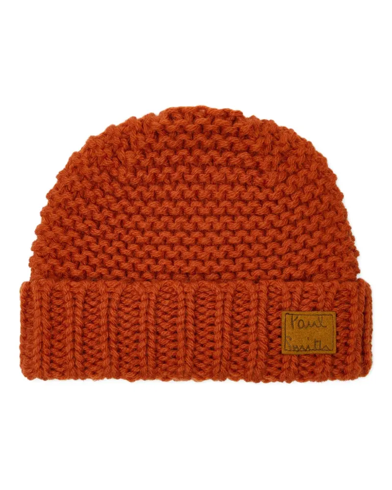 Paul Smith Gestrickte Mütze - Orange Orange