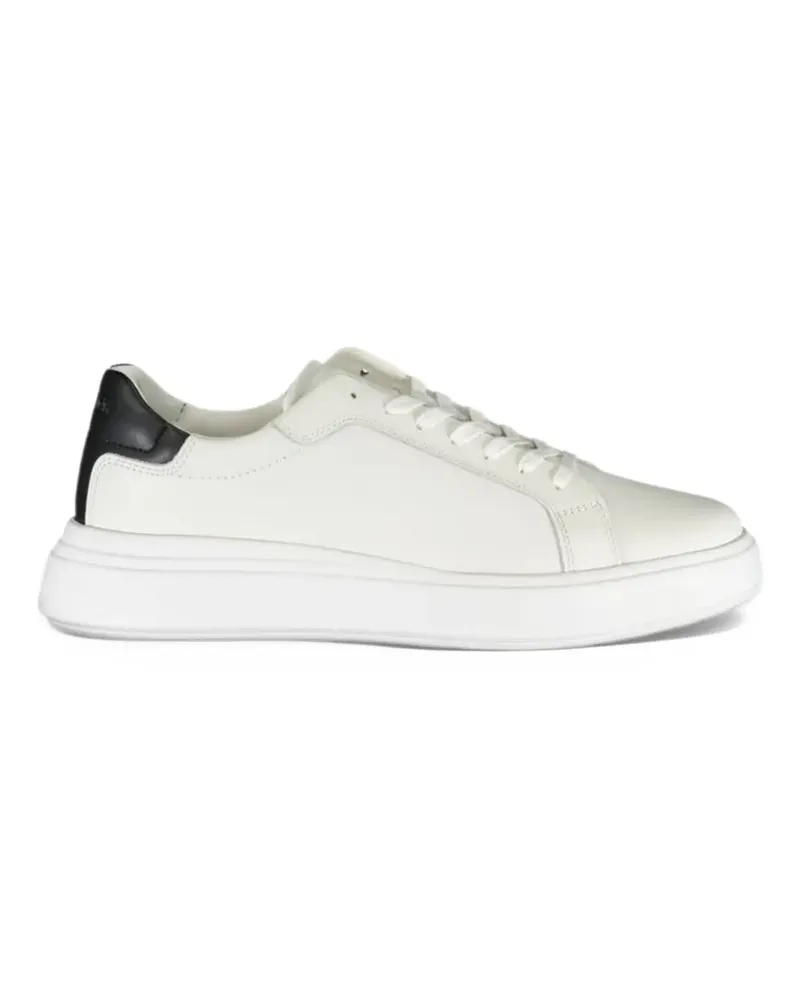 Calvin Klein Sneakers mit Kontrastferse - Weiß Weiß