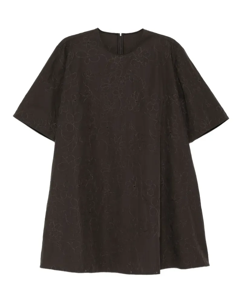 JNBY Kleid mit Blumenstickerei - Braun Braun