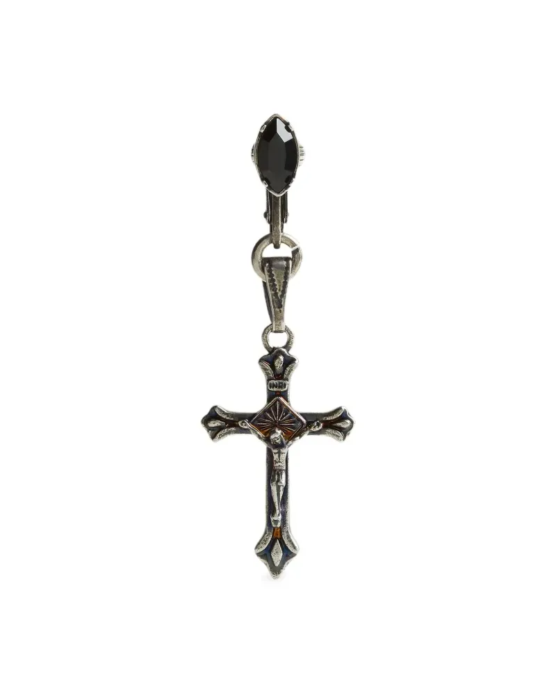 Dsquared2 Ohrring mit Kreuz - Silber Silber