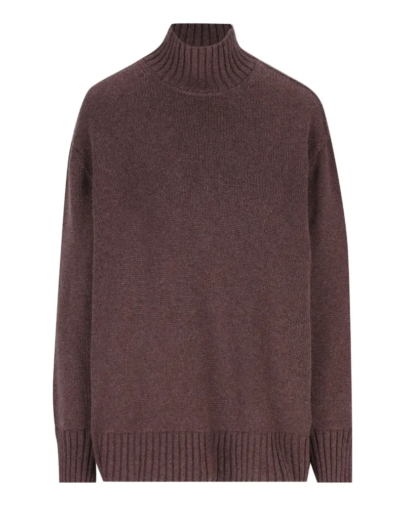 Loro Piana Parksville Pullover mit Reißverschluss - Braun Braun