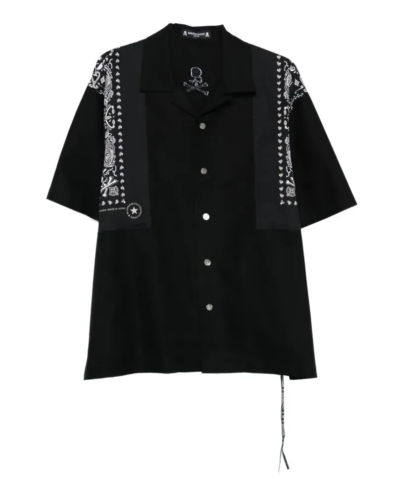 Mastermind Japan Kurzärmeliges Hemd - Schwarz Schwarz