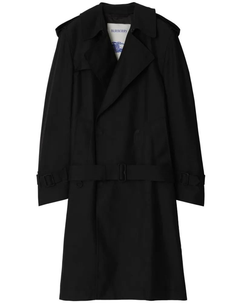 Burberry Trenchcoat mit Gürtel - Schwarz Schwarz
