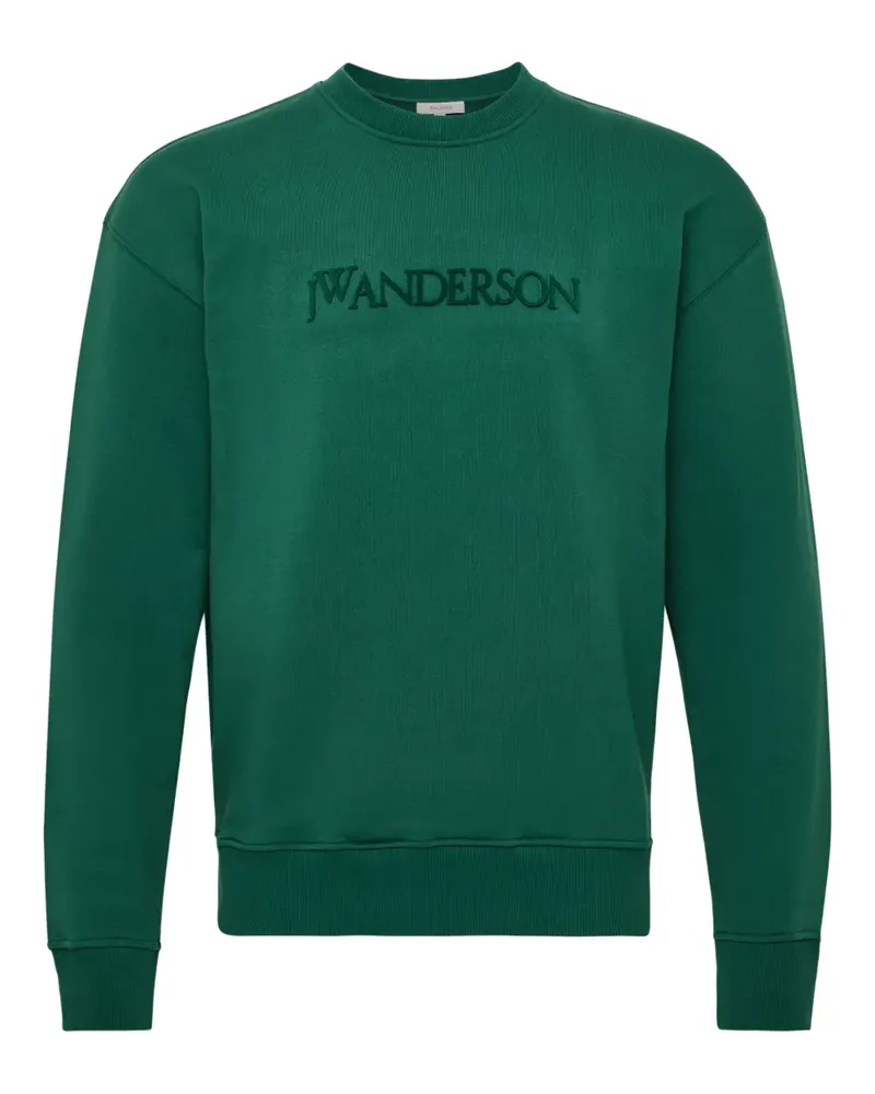 J.W.Anderson Sweatshirt mit Logo-Stickerei - Grün Grün