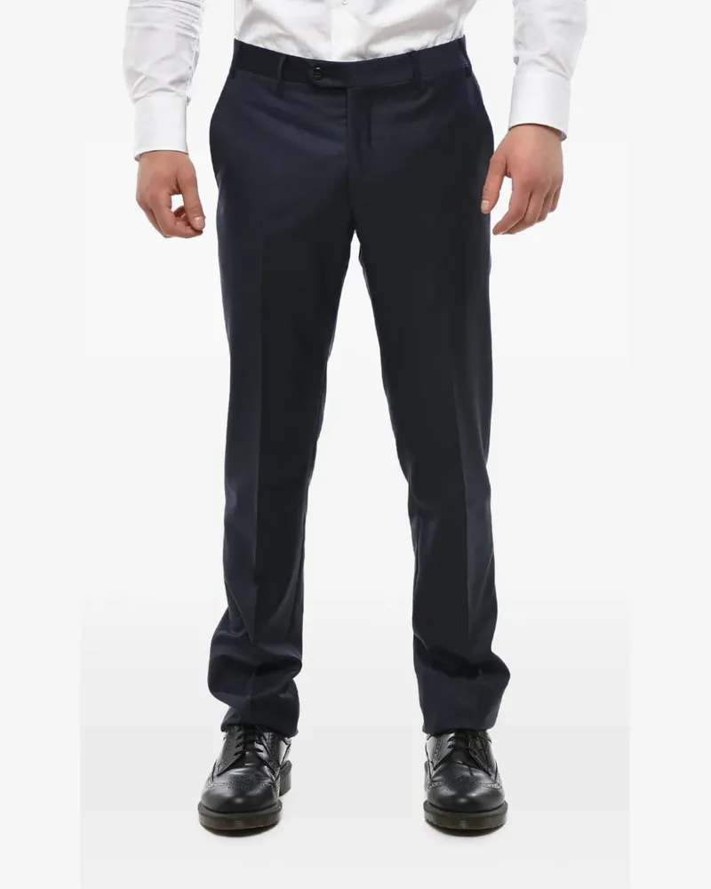 Corneliani Academy virgin-wool trousers - Blau Blau