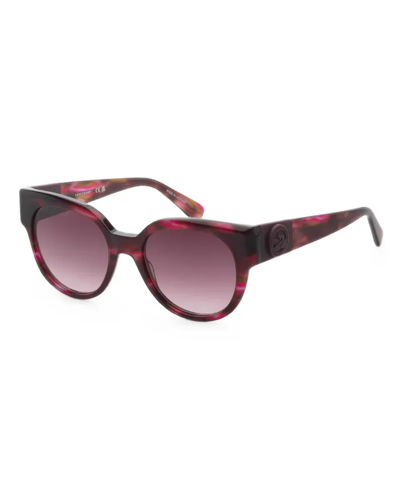 Longchamp Sonnenbrille mit geometrischem Gestell - Violett Violett