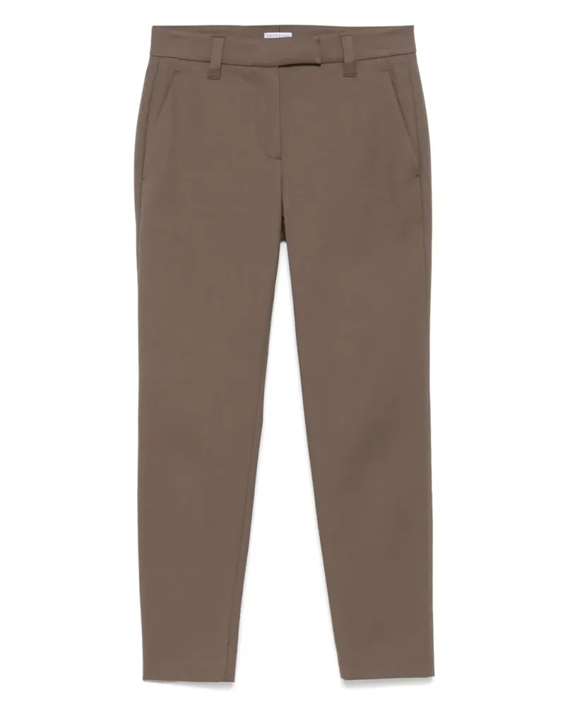 Brunello Cucinelli Hose mit schmalem Schnitt - Grün Grün