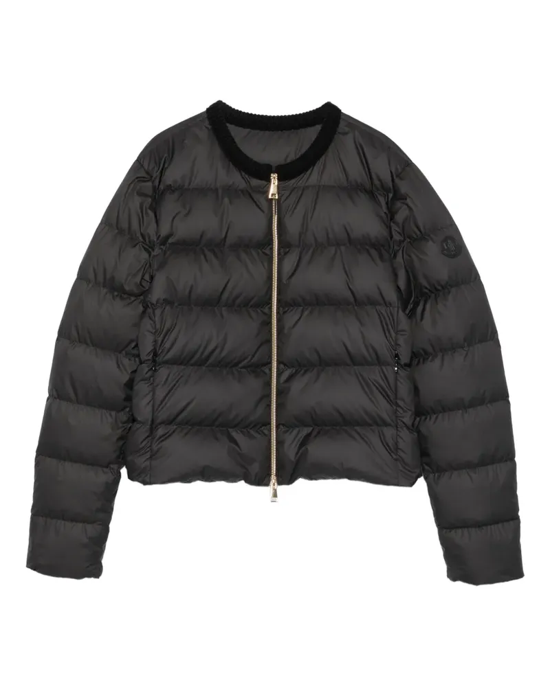 Moncler Gesteppte Jacke mit Reißverschluss - Schwarz Schwarz