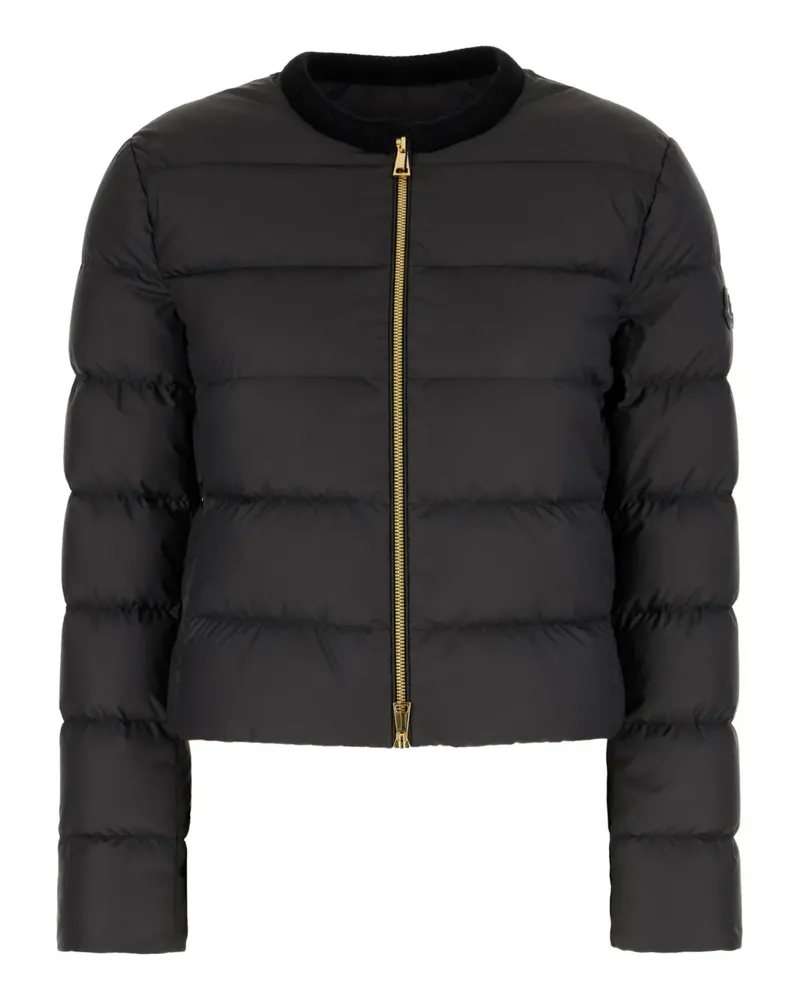 Moncler Gesteppte Jacke mit Reißverschluss - Schwarz Schwarz