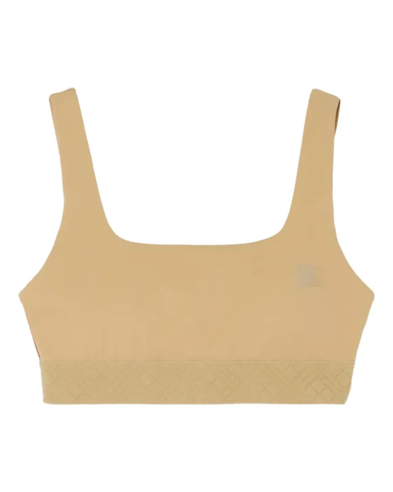 Burberry BH-Top mit Check-Besatz - Nude Nude