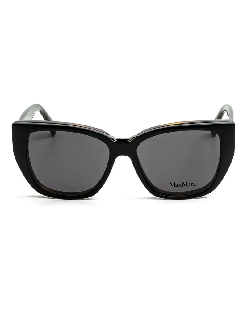 Max Mara Cat-Eye-Sonnenbrille - Schwarz Schwarz